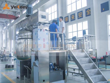 1噸蛋黃醬真空乳化機(jī)